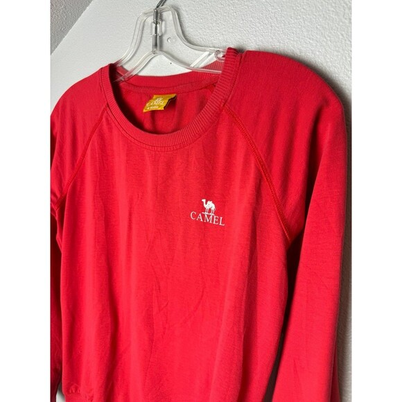 CAMEL bright red women’s sweatshirt size medium - Picture 4 of 8